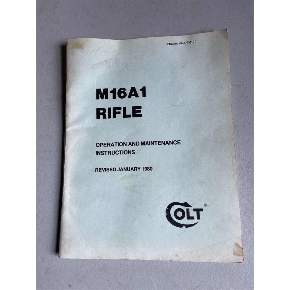 M16A1 Operation and Maintenance Instructions Manual, 1980, Colt  No CM101